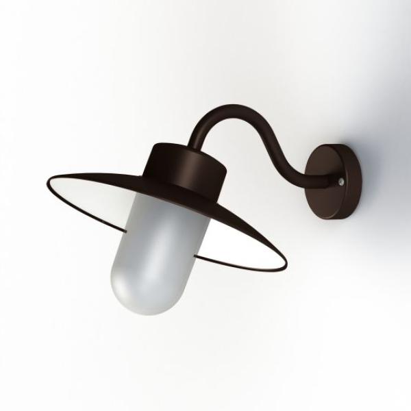 Mattglas rustikal
